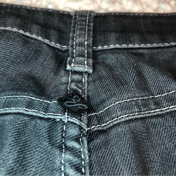 PRANA Indigo Grey Lightweight Denim Jeans Womens Size 6/28 Flaws See Pics - Picture 11 of 11